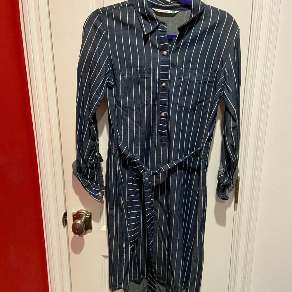 Long sleeves Jean dress